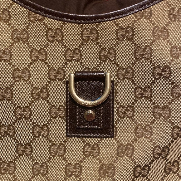 GUCCI ABBEY Monogram Canvas Hobo Bag - Picture 3 of 14